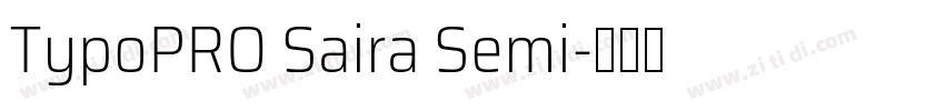 TypoPRO Saira Semi字体转换